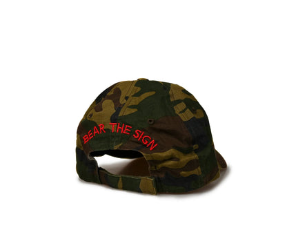 Camouflage Baseball Cap - Bear The Sign