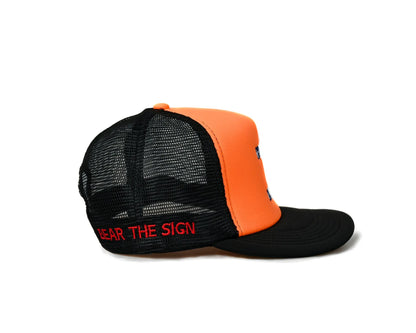 Flat Bill Trucker Snapback - Bear The Sign